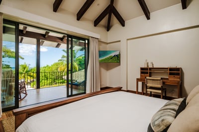 #4. Welcome to Pure Comfort with a TV, AC, Ceiling fan, Walk-in Closet and direct access to the balc