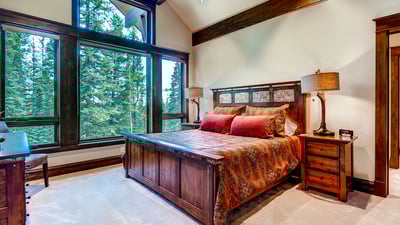 Primary suite on main level