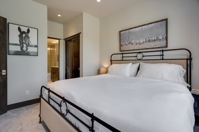 King suite on lower level