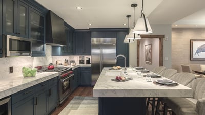 Gourmet kitchen