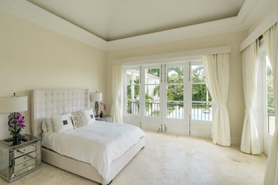 9BDR ocean view villa with full staff, golf carts, movie theater and gym