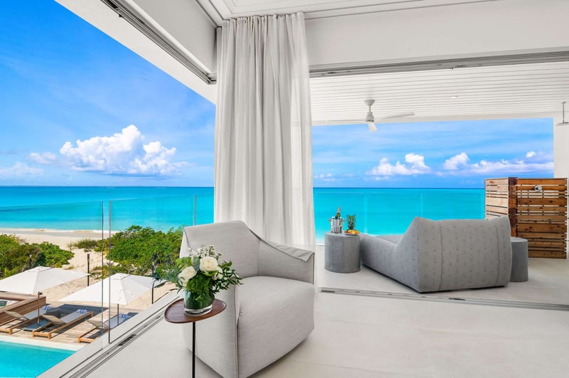 Beach Enclave Grace Bay 5 BDM Beachfront Villa