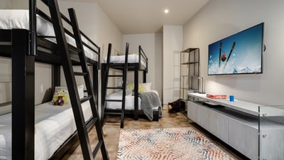 Bunk room on the lower level