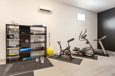 Keep up with your routine on vacation on the treadmill, bike or Elliptical