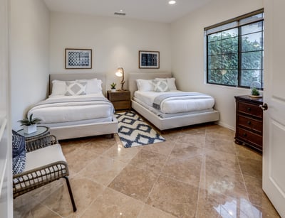 Guest bedroom 2 with two full beds