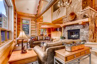 Great room fireplace