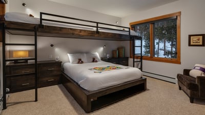 Bunkroom on upper level