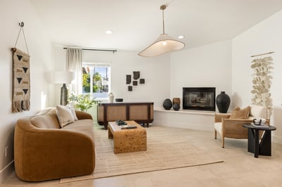 Additional seating area off the kitchen.