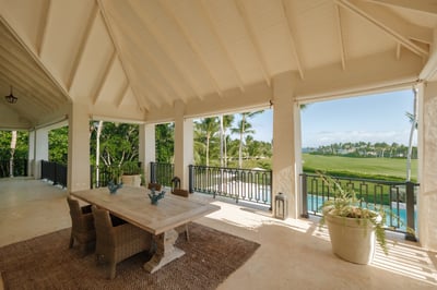 Corales 50 - Golf front villa with ocean view with full staff