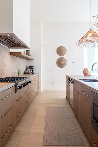 Gas stove, dishwasher and microwave