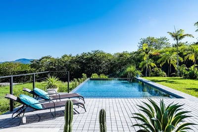 Pool time with an epic valley view