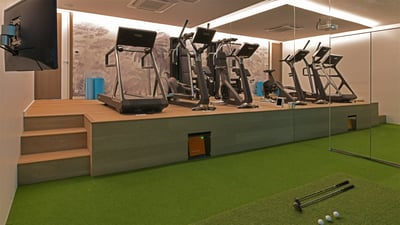 Fitness Room: Fully equipped gym, air-conditioning, HD-TV, Dish Network.  