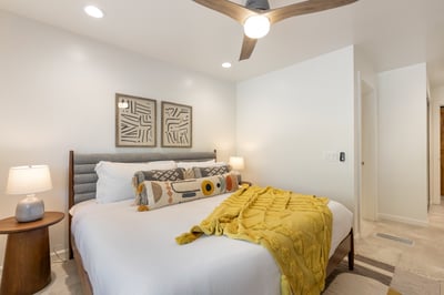 Mica: Guest bedroom six on the first floor with King bed and en suite bathroom