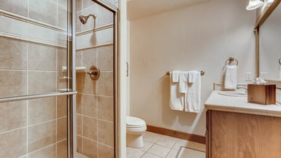 Queen suite on upper level ensuite