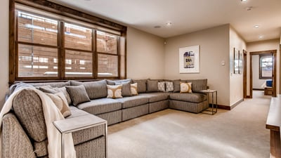 Lower level family room