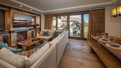 Great room fireplace