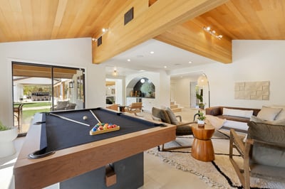 Challenge your friends or family to a round of pool