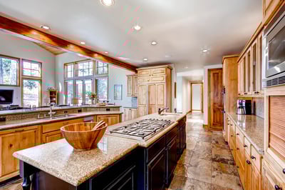 Large kitchen open to great room