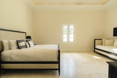 9BDR ocean view villa with full staff, golf carts, movie theater and gym