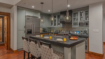 Updated gourmet kitchen