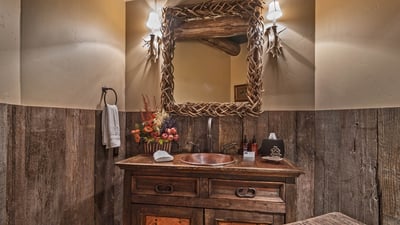 Powder room on main level