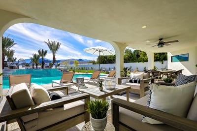 Tons of seating for large groups.