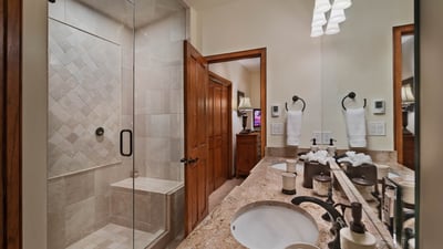 Primary Bathroom on upper level