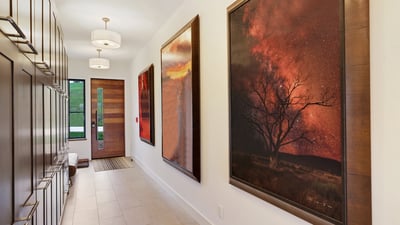 Stunning entry artwork