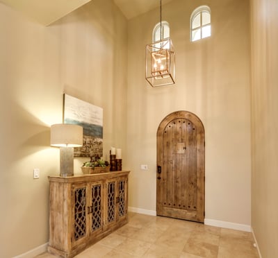 Grand front entrance