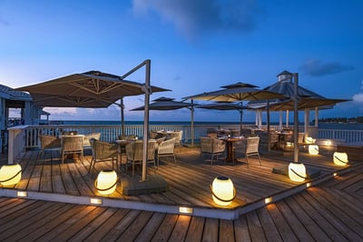The Deck at dusk