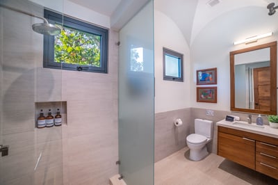 #3. Enjoy the Comfort and Privacy of Your Ensuite Bathroom with all the bathroom essentials.