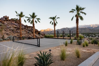 Challenge your friends to an unforgettable game of pickleball on the private, unique court.