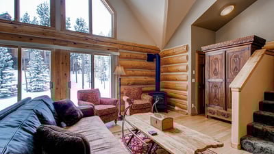 Family room on upper level wing