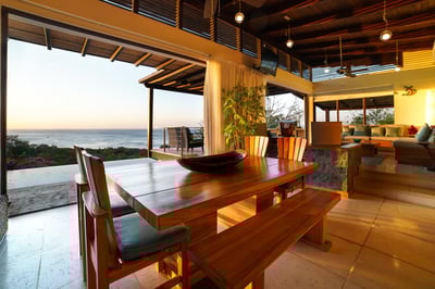 Eat while you enjoy the amazing ocean views!