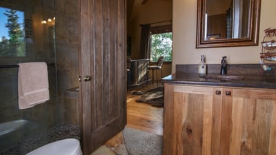 King suite on main level ensuite