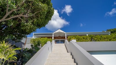 Outdoors: Panoramic views, private parking at the entrance of the property. 