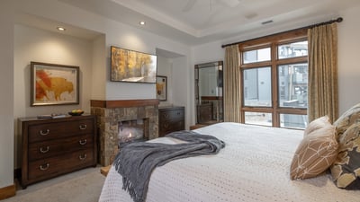 Primary Bedroom with Private Fireplace