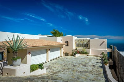 Just as gorgeous as it is in the inside, Casa Buena Vida's outdoor architecture is a large part of w