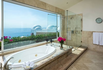 Each of the spa-like bathrooms will leave you feeling relaxed and de-stressed