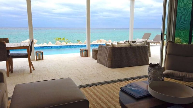 Three Bedroom Oceanfront Coral Villa