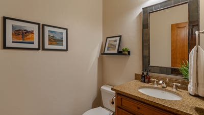 Powder bath on main level