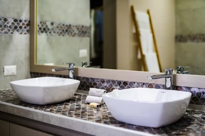 #1. His and Hers Double Sink Bathroom, Each with Its Own Side