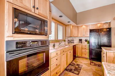 Large open kitchen