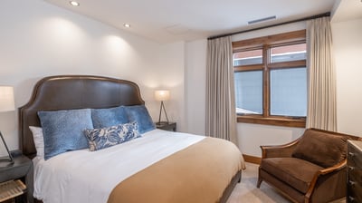 King Guest Bedroom with flat screen tv