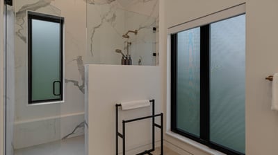 Primary ensuite on upper level