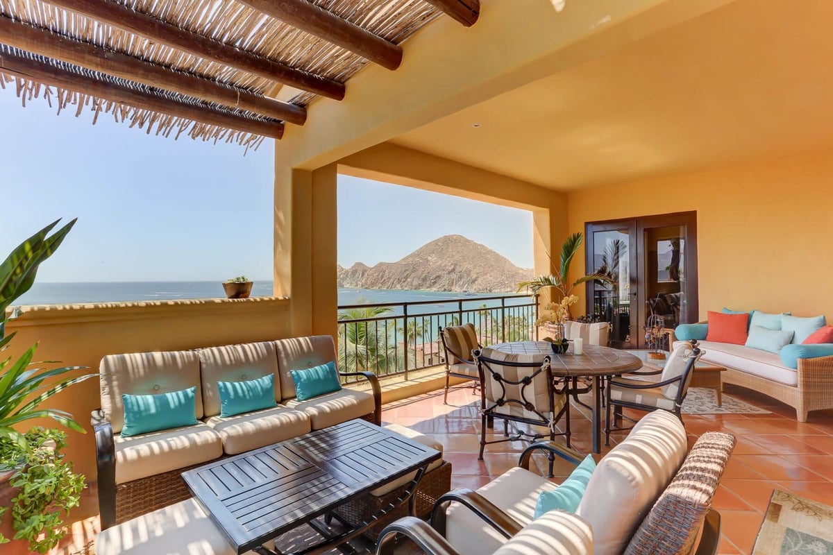 Take in the spectacular view of the Sea of Cortez from the covered terrace of Hacienda Tranquila. - Image 1