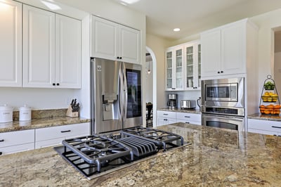 Fully stocked kitchen