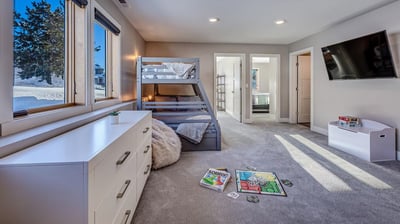 Bunkroom for the kids with ensuite