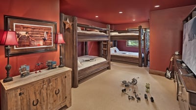 Bunk Bedroom suite on lower level