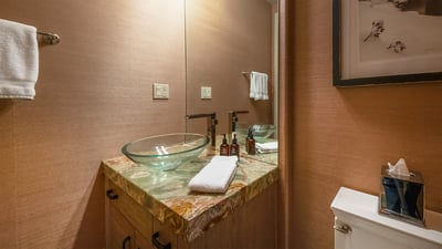 Main floor powder room